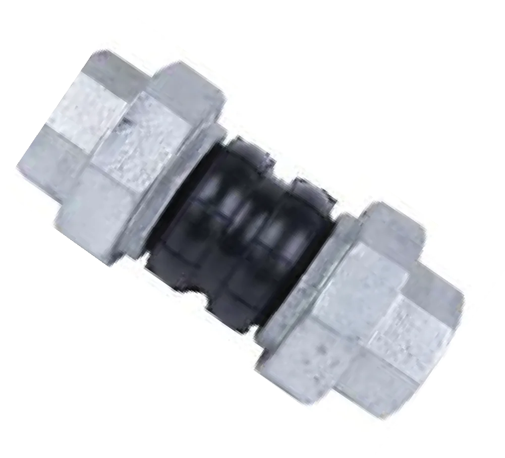 Double Bellow Rubber Joint Union